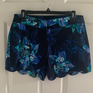 Attyre Floral Navy Women's Shorts